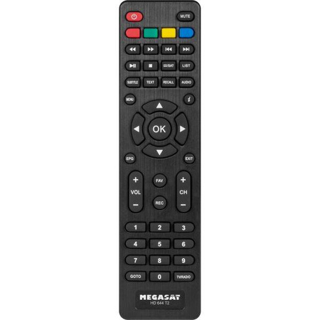 Odbiornik telewizji DVB-T Megasat HD 644 T2, 12/230 V