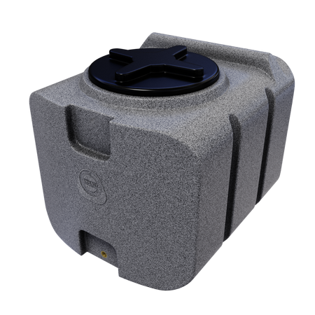 Prostokątny pojemnik 200 l UHPLAST marmurowy