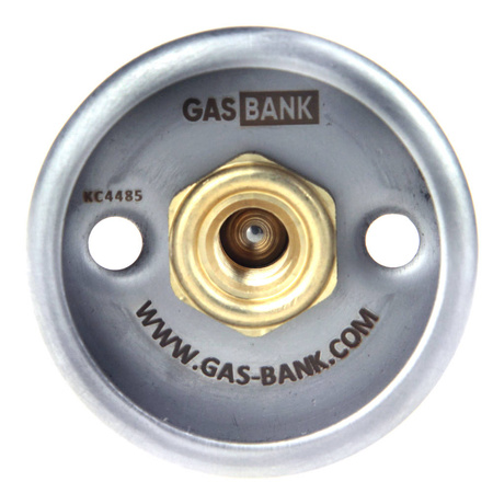 GasBank Adapter tankowania LPG DISH z zaworem zwrotnym W21.8 LH - do butli SINGLE