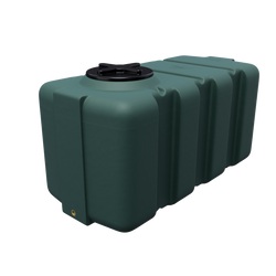Prostokątny lekki pojemnik 200 l UHPLAST zielony