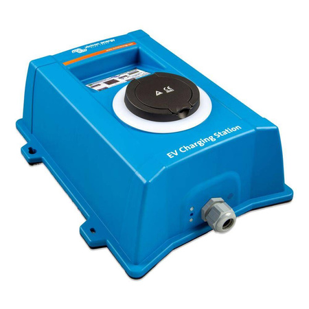 Stacja ładowania pojazdów EV Black front do NS Victron