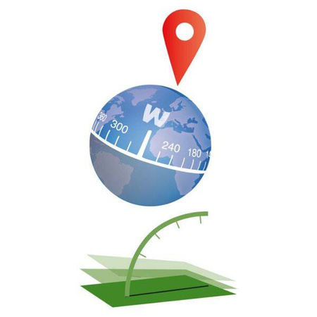 System satelitarny Oyster® V Vision, z konwerterem LNB Twin Skew, biały