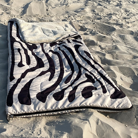 Śpiwór koc vanlife Bent Bentcho wzór Zebra