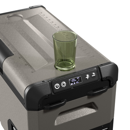 Yolco przenośna lodówka kompresorowa FCX25 25 l, kremowa