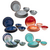 Tableware Set Halo, 12 Pcs., multicoloured