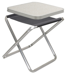Taboret kempingowy / stołek stołowy Tortuga - Z blatem MDF