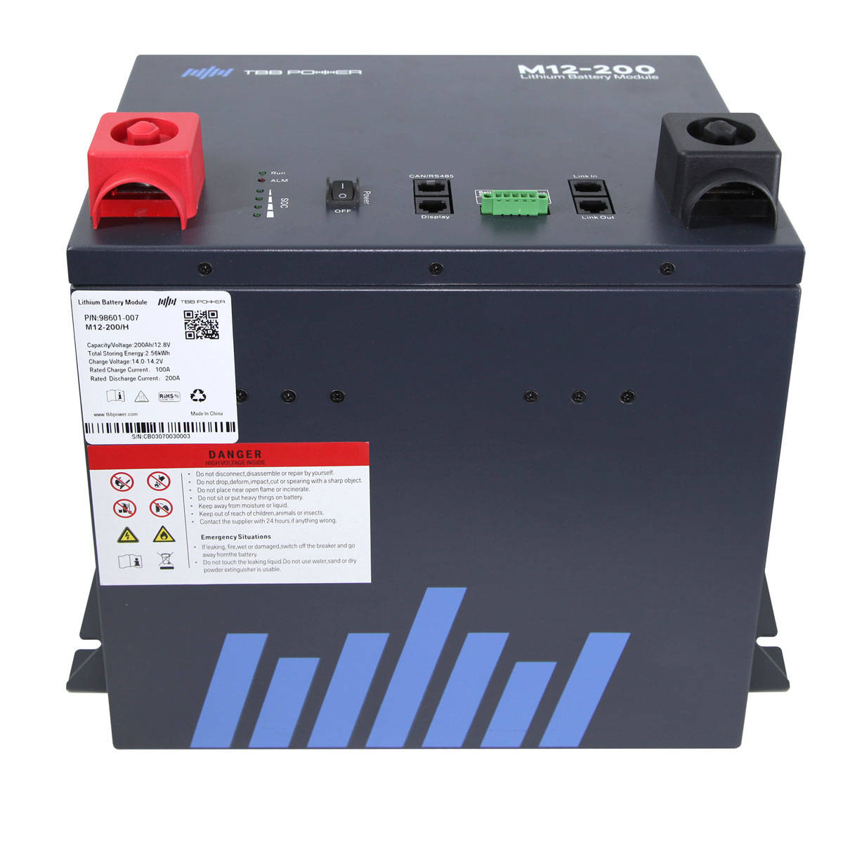 Akumulator LiFePO4 z podgrzewaniem 12V 200Ah 300A TBB Power