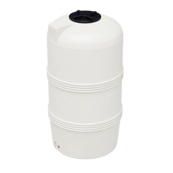 Cylindryczny pionowy pojemnik 250 l UHPLAST biały