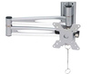 Carbest Simon Luxus 493960 TV bracket - double arm 430 mm, silver, VESA 50/75/100, 15-20 inch screens, up to 10 kg