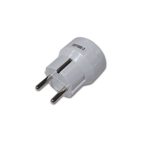 Adapter Schuko 16 A biały matowy