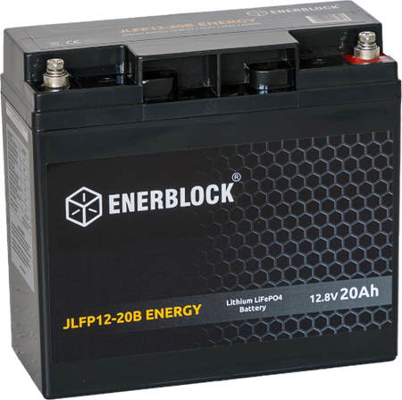 20AH Battery LITHIUM ENERGY LiFePO4 ENERBLOCK 12.8V