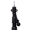telescopic rod black