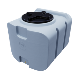 Prostokątny pojemnik 200 l UHPLAST szary