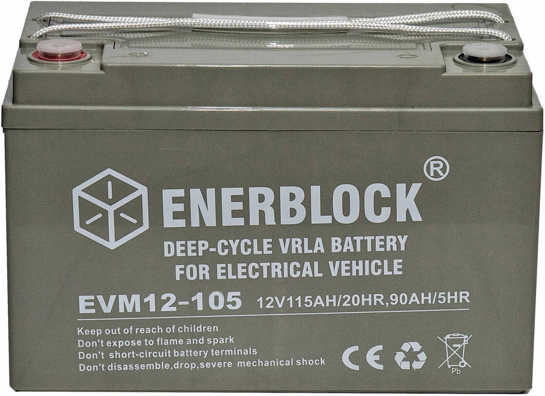 Akumulator kwasowo-ołowiowy ENERBLOCK AGM E-Vehicle 12V, 105AH Seria EVM
