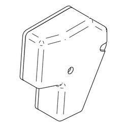 Zaślepka do aluminiowego silnika Thule Double Step 12V