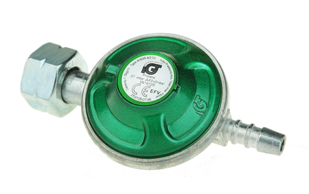 Zestaw przyłączeniowy do butli gazowej - reduktor IGT 37mbar + wąż + opaski