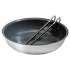 Patelnia Bugaboo CERAMICZNA 20cm srebrna 6,3cm wysokości