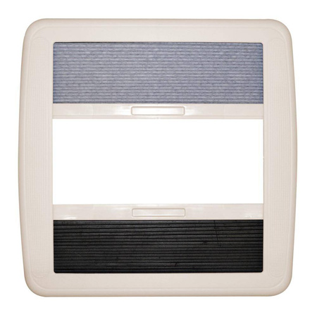 Rama wewnętrzna do okna dachowego Dometic Mini Heki Style/S, w komplecie z żaluzjami, kremowo-biała