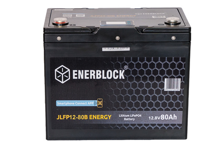 80AH Battery LITHIUM ENERGY LiFePO4 ENERBLOCK 12.8V