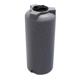 Cylindryczny pionowy pojemnik 1000 l UHPLAST marmurowy