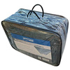 CAMPTECH awning carpet size 19 - 723 x 250 cm, breathable, blue and grey, 18.5 kg