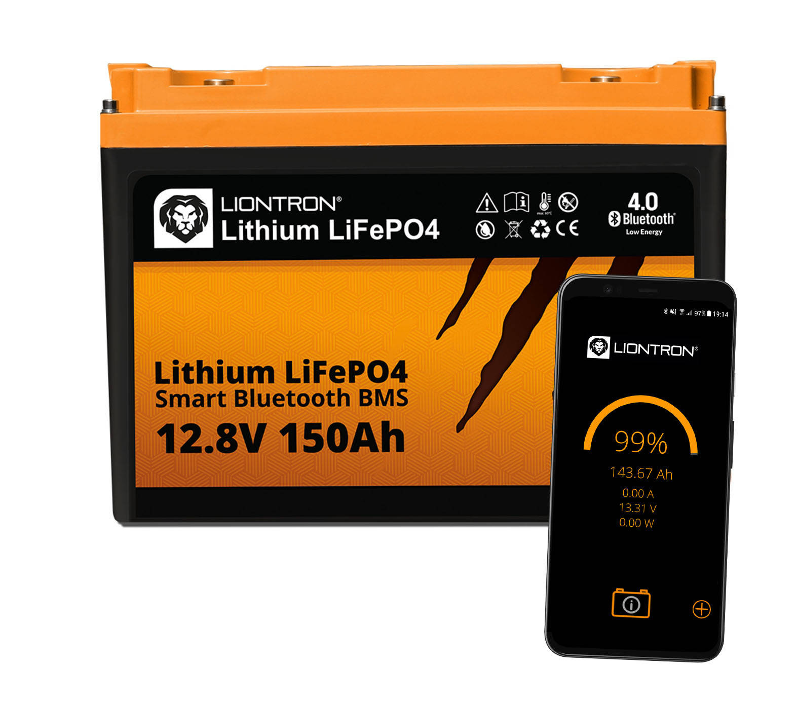 Akumulator LIONTRON LiFePO4 12.8V 150Ah LX Smart z Bluetooth