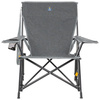 GCI Outdoor Kickback Rocker folding rocking chair, grey