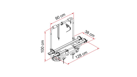 Rower Caravan XL A Pro - srebrny