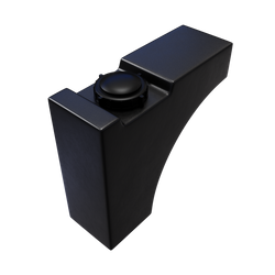 Pojemnik na płyny na nadkole 50 l UHPLAST czarny