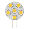 Żarówka LED 6 SMD gniazdo G4, 1Watt, 100lm, 3000K