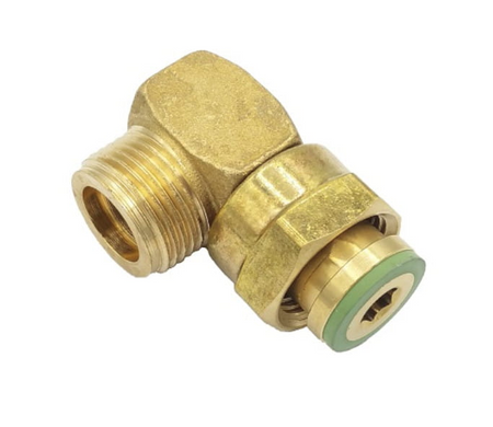 GOK Złączka kątowa / kolanko AG M20 x 1,5 / M20 x 1,5 UEM MS