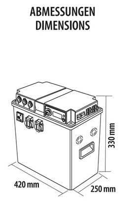 Carbest LiFePO4 Litowo-jonowy LithPowerUnit 120, 120Ah