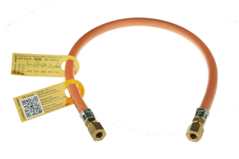 GOK medium pressure gas hose RVS 8 x RVS 8 x 600 mm
