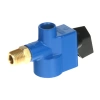 Adapter for forklift gas bottles 22 mm Click-On to 1/4" 18NPT  90deg.
