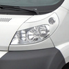 RDX osłony lamp błyszczące białe do Fiat Ducato 2006-2014
