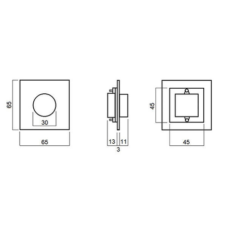 Rotary switch 0-1-2-3