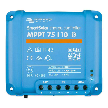 Solar charge controller SmartSolar MPPT 75/10 w. Bluetooth
