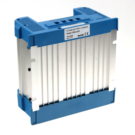 7-stopniowa ładowarka dwóch akumulatorów 12 Volt 20A SUNBANK