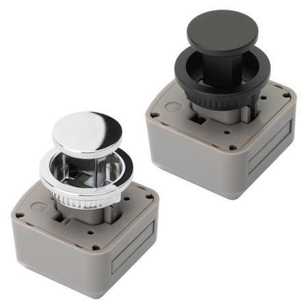 R-EVOLUTION Locking System Round matt black, loose