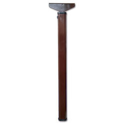 Brown folding table leg