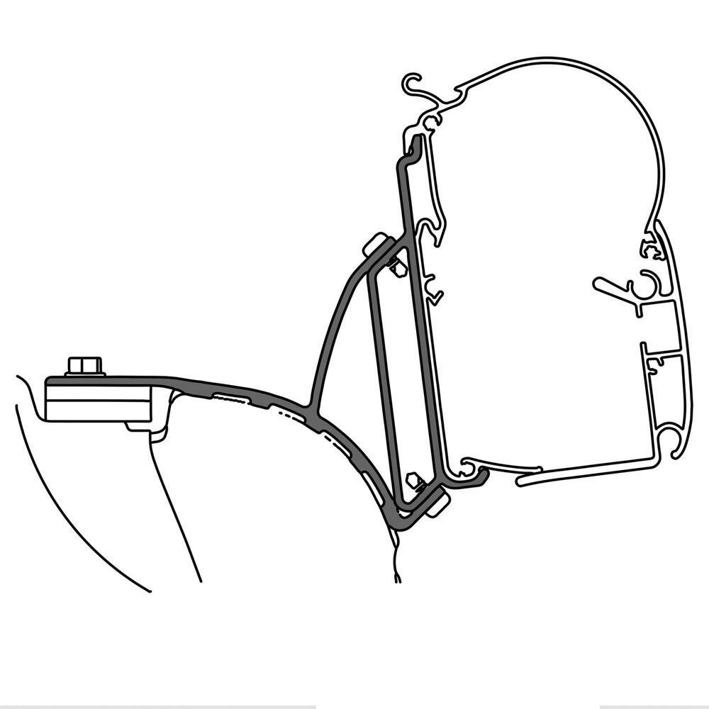 Adapter do VW T5 / T6 Multivan do markiz Dometic PW 1100