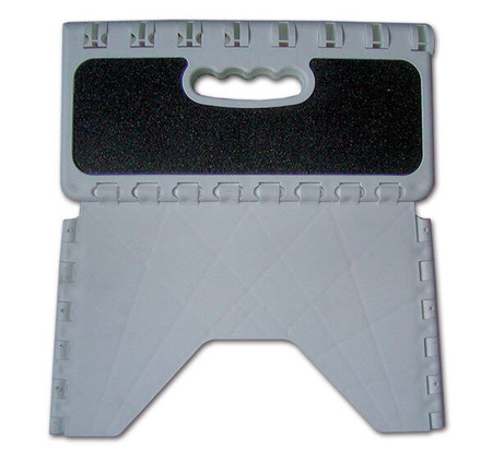 Folding step grey