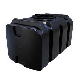 Prostokątny pojemnik 300 l UHPLAST czarny