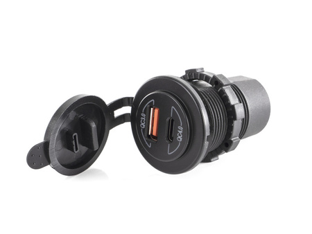 Podwójne gniazdo ładowania USB 12 V / 24 V