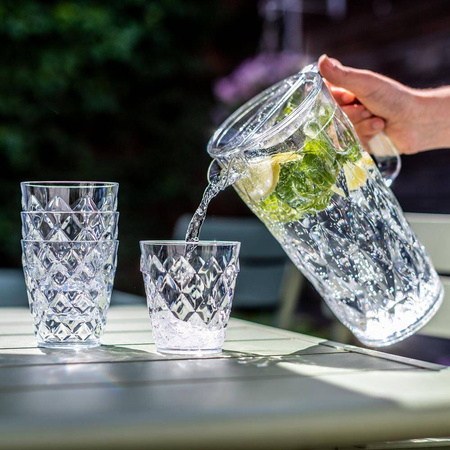 Carafe Crystal with 4 Cups