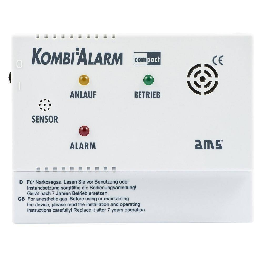 Alarm na gaz narkotyczny, butan, propan, metan AMS Kombi Alarm