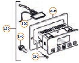 Timer connection cable, 4 m for E 2400 (E) / E 4000 fireplace