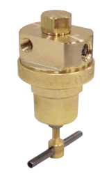 REGO RG000090AG Cryogenic Regulator 1/4” F.NPT Pre-Set to 90 PSIG with T Handle and Gauge Port