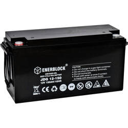 Akumulator  kwasowo-ołowiowy ENERBLOCK AGM-GEL Hybrid 12V, 150AH Seria JDG