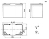 Akumulator LiFePO4 Li100 - 100 Ah
